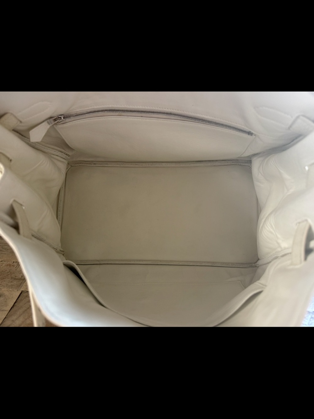 Hermes Cream Birkin 35 with Silver Hardware - Picture 4 of 10